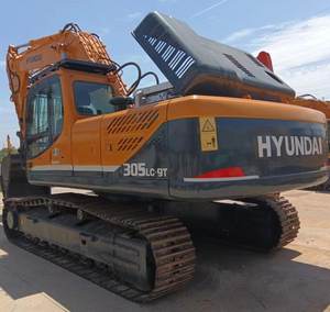 Corea Original 30ton Maquinaria de construcción Hyundai 305 Excavadora sobre orugas Componentes de núcleo-Motor PLC Excavadoras usadas para la venta - Product Image 2