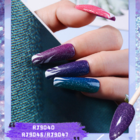 RS Nail Factory Créez Votre Propre Marque Gel Réfléchissant pour Nail Art 15g Brillant Flash Platine Gel Disco Vernis à Ongles UV