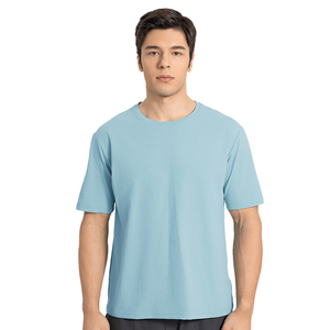 Camiseta de color sólido de estilo básico para <span class=keywords><strong>hombre</strong></span> de estilo Lulu, camisetas deportivas para correr, camiseta de entrenamiento para <span class=keywords><strong>hombre</strong></span> de secado rápido <span class=keywords><strong>XXL</strong></span> - Product Image 2