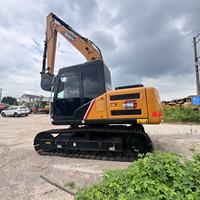 Excavatrice sur chenilles SANY SY135C d'occasion, d'origine usine, avec godet de terrassement, 13 tonnes