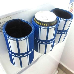 High Quality Custom Magnetic Can Cooler Holder Neoprene Sublimation Stubby Holder Slim Skinny Cozies 12oz Beer Coozy with Magnet - Product Image 1