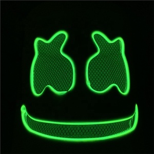 Dashen Venta caliente Cosplay fiesta LED de luz <span class=keywords><strong>DJ</strong></span> de máscara Marshmello casco - Product Image 1