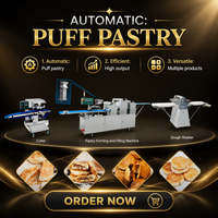 Ligne de production entièrement automatique de pâtisseries croustillantes fourrées en acier inoxydable 304, machine à fabriquer des gâteaux, dispositif de formage
