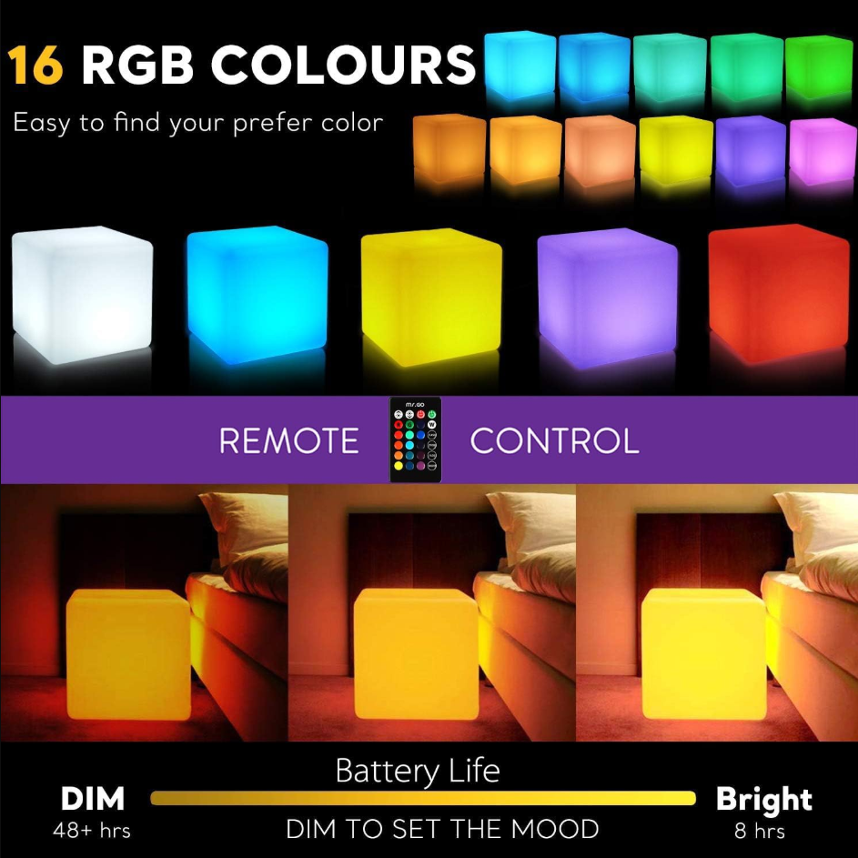 16RGB rechargeable
