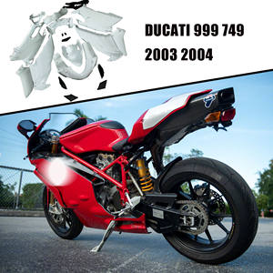 Kit de <span class=keywords><strong>Carenado</strong></span> Personalizado Sin Pintar de ABS Moldeado por Inyección para <span class=keywords><strong>Ducati</strong></span> <span class=keywords><strong>999</strong></span> 749 2003 2004 - Product Image 2