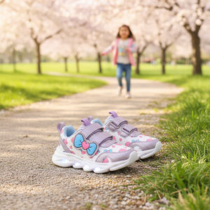 รองเท้าผ้าใบสไตล์สปอร์ตแบบริบบิ้น OZKIZ สำหรับเด็กผู้หญิงอายุ 2-6 ปี ขายส่งแฟชั่นเด็กสำหรับฤดูใบไม้ผลิ/ฤดูใบไม้ร่วง - Product Image 3