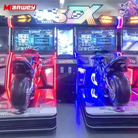 Jeux d'arcade de haute qualité pour salle de jeux, simulateur de conduite, machines d'arcade à pièces, jeux de moto pour deux joueurs