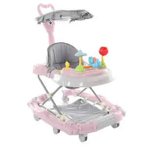 Baby Walker-Fungsi Musik & Lampu dengan Ketinggian Yang Dapat Disesuaikan