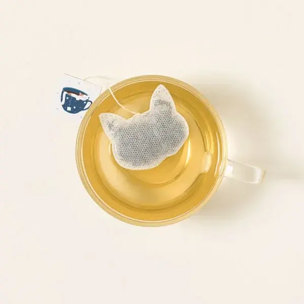 Custom Animal Shape Corn Fiber Tea Bag Biodegradable Empty Cat Shape Tea Bags heat-sealed