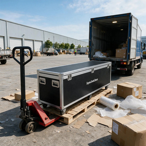 Flight Case <span class=keywords><strong>ATA</strong></span> per Pali e Barre per Pipe and Drape, Flight Case Lungo con Ruote Frenabili, Logo Personalizzato per Noleggio Eventi - Product Image 1