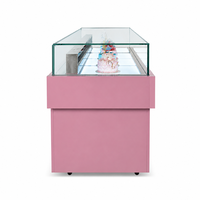 Refroidisseur de vitrine d'affichage de gâteau de refroidissement haute efficacité de conception verticale de luxe à base de