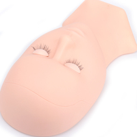Kit d'exercice pour la pratique des faux cils, ensemble de tête de Mannequin pour le maquillage, 10 pièces