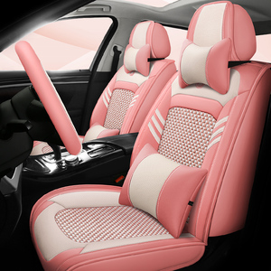 Housse de siège de voiture en cuir 5 places pour mini <span class=keywords><strong>Citroen</strong></span> <span class=keywords><strong>Elysee</strong></span> Picasso Sega truck Volkswagen Polo Golf Lulu An14 - Product Image 3
