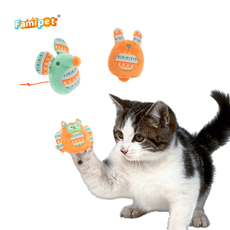 Famipet Hot Selling Stuffed Soft Cat Toy Set Plush Pet Cats Toys