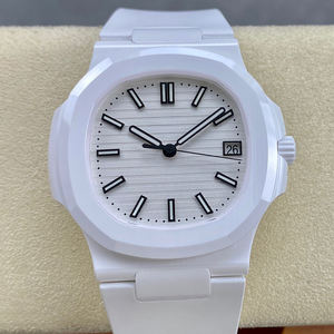 Montre de luxe en céramique pour homme et femme, boîtier octogonal de 40 mm, mouvement automatique, affichage de la date, montre-bracelet sport haut de gamme - Product Image 1