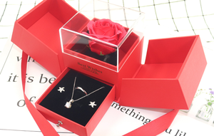 Jewelry <strong>Display</strong> <strong>Box</strong> High End Necklace Jewelry <strong>Box</strong> <strong>Luxury</strong> Jewelry <strong>Rings</strong> <strong>Box</strong> for Women - Product Image 3