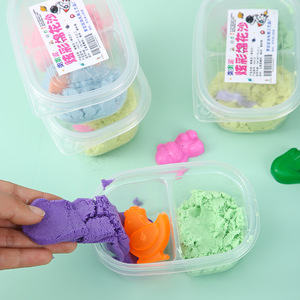 Arena espacial, arena de algodón, juego de manualidades para niños, plastilina colorida para niños de 2 a 6 años - Product Image 1