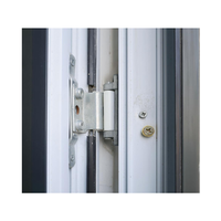 Ventana de PVC con Diseño Postmoderno, Vidrio Templado y Simulación de Paneles Divididos, Antirrobo, Directo de Fábrica para Villas