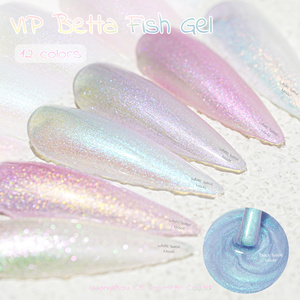 ICE NOVA VIP <span class=keywords><strong>Betta</strong></span> Peixe Polonês Gel Novo Verão Sonhador Aurora Galaxy Camaleão Sereia Princesa Fine Flash Hema Grátis - Product Image 3