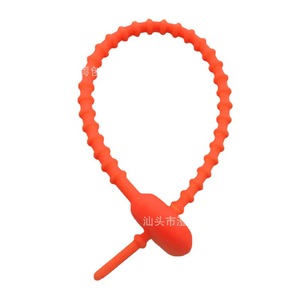 Enrouleur de câbles en caoutchouc souple rose, style simple, pour cadeaux, sangle de rangement, porte-clés rétractable, accessoire de bricolage pour bijoux - Product Image 2