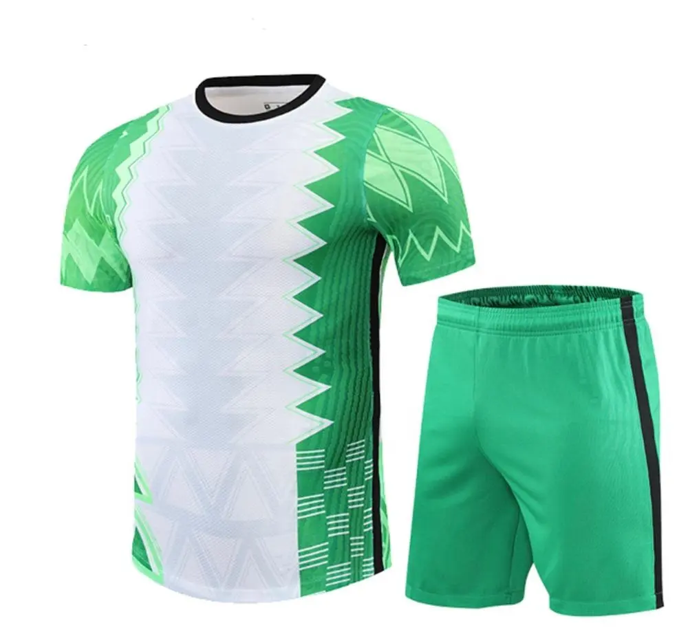 Jersey Sepak Bola Nigeria 2020 Personalisasi Nomor Nama dan Logo Sponsor