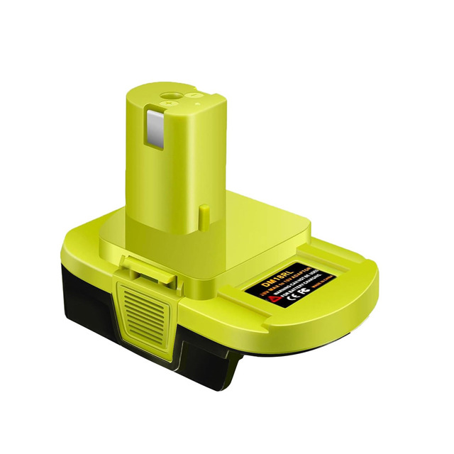 DM18RL Battery Adapter for Dewalts Milwaukees Ryobi 18V Lithium Battery Convert to 5V/2.1A QC3.0 USB Port