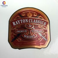 Etiquetas de Licor de Papel Sintético con Textura de Lujo, Resistentes al Aceite, Impresión Personalizada de Alta Definición, Etiquetas de Vino de Alta Calidad para Bebidas