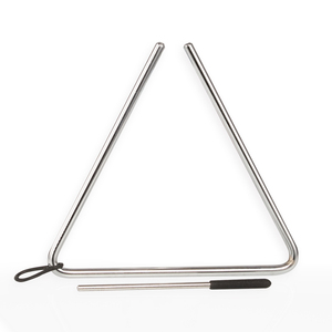 Triángulo <span class=keywords><strong>de</strong></span> Percusión para Niños Marca PD <span class=keywords><strong>de</strong></span> 7 Pulgadas, Hierro Resistente, Color Negro, con Mango <span class=keywords><strong>de</strong></span> Goma y Baqueta, para Clases <span class=keywords><strong>de</strong></span> Música en Jardín <span class=keywords><strong>de</strong></span> Infancia/Escuela Primaria - Product Image 1