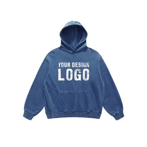 Factory Customized Thick <b>Oversized</b> <b>Mens</b> <b>Hoodies</b> Fashion Casual Drop Shoulder Plus <b>Fleece</b> Pullover Loose <b>Men's</b> <b>Hoodies</b> - Product Image 5