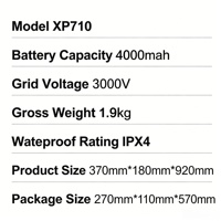 Matamosquitos Solar de Alta Calidad de 15W, IPX4 Impermeable, Trampa de Luz UV Azul, Matamosquitos Portátil para Exteriores, Carga USB/por Cable Fácil