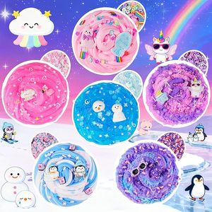 Animal <b>Slime</b> Variety Pack with Butter Cloud Clear Foam <b>Slime</b> <b>Charms</b> Add-ins Kids Party Gifts Wholesale OEM ODM Factory Supply - Product Image 2