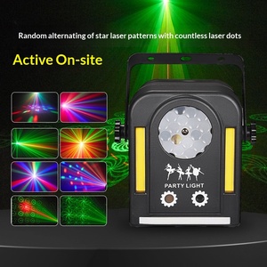Party Grenzüberschreitende Kleine Elfen 4-in-1 Fernbedienbare LED-Bühnenlichtleiste <span class=keywords><strong>Disco</strong></span>-Atmosphäre Laserlicht - Product Image 5