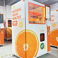 Máquina Expendedora de Zumo de Naranja con Pago por Código QR, Pantalla Táctil de 22 Pulgadas, Alta Capacidad de Rendimiento, Monitoreo Remoto y Gestión en la Nube