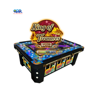 Fabrika ucuz satış çok oyuncular Led boş kabine kral hazineleri artı Arcade oyunu sikke işletilen balıkçılık masa oyun makinesi
