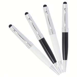 Stylo à bille de luxe en métal avec logo personnalisé de haute qualité, avec stylet tactile, pour l'écriture professionnelle et l'utilisation scolaire - Product Image 1