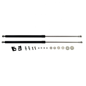 Kit de Amortiguadores para Capó Delantero para Civic 10ª Gen. 2016-2021 FC FK <span class=keywords><strong>Type</strong></span> <span class=keywords><strong>R</strong></span> FK8 - Acero Inoxidable Negro 1 Par - Product Image 2