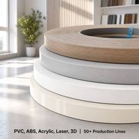 Bande de chantournage PVC Mingbang en stock, couleur et taille personnalisées pour usine de meubles, achat en gros
