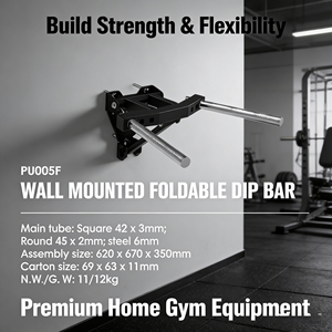 VIGFIT Estación de Entrenamiento de Pared Plegable de Acero Industrial para Dominadas y Ejercicios con Peso Corporal, para Gimnasio <span class=keywords><strong>en</strong></span> Casa - Product Image 4