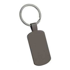 Llavero Rectangular Negro, Bonito Portamonedas y Abrebotellas de Metal, Hecho de Aleación de Zinc con Logotipo Grabado con Láser - Product Image 1