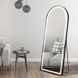 Venta al por mayor decoración del hogar irrompible <span class=keywords><strong>cuerpo</strong></span> de longitud completa <span class=keywords><strong>espejo</strong></span> piso <span class=keywords><strong>grande</strong></span> grandes altos espejos de pie de pared para sala de estar - Product Image 4