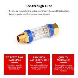 مصنع مخصص الشفاف من خلال أنبوب الخائن الشفاف من خلال أنبوب مقياس الجريان صمام الشفاف من خلال - Product Image 4