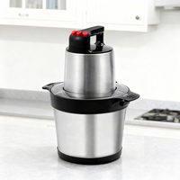 Hachoir à viande électrique 8L en acier inoxydable robuste, pour préparation culinaire en petites quantités pour petits restaurants et familles