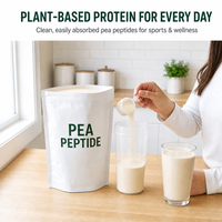 Poudre de protéines de collagène hydrolysé de pois à petit poids moléculaire, oligopeptide à absorption facile pour boisson de santé (vente en gros)