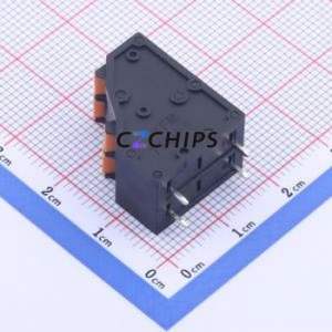 KFM736H-5.0-2*2P Spring Terminal Block Through hole Component (THT),P=5mm Connector 2x2P 5mm Black 4P - Product Image 1