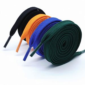 Wholesale Flat Shoe <b>Laces</b> Thick Double Layer Hollow 10mm Flat Shoelaces Boot Sneaker Shoe Strings <b>Laces</b> Shoelaces for Sneakers - Product Image 2