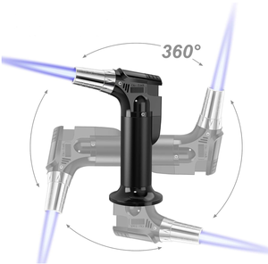 Gaz butane non inclus torche à souder rechargeable torche <span class=keywords><strong>de</strong></span> <span class=keywords><strong>cuisine</strong></span> briquet <span class=keywords><strong>avec</strong></span> verrouillage <span class=keywords><strong>de</strong></span> sécurité et flamme réglable - Product Image 6