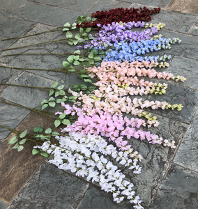 K07 glicine artificiale vite Ratta falso appeso ghirlanda fiori di seta String <span class=keywords><strong>Bush</strong></span> fiori per natale festa a casa decorazioni di nozze - Product Image 1