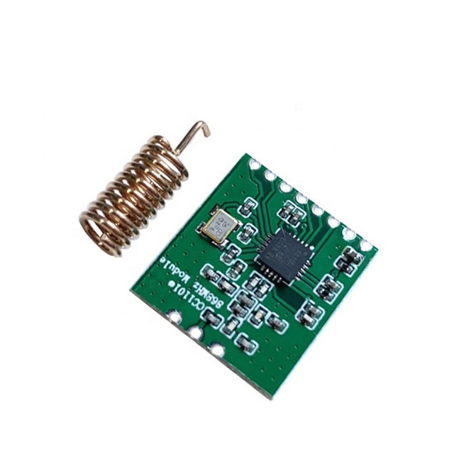 New 1101 Intelligent Industrial Wireless RF Communication Module SPI Transceiver Module 868MHz Small Volume SMD CC1101 IC