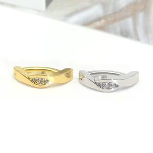 Anneau de nombril en titane G23 14G avec zircon, anneau de nombril orthodoxe à clic pour femmes, filles, enfants, mariage, bijoux de nombril à charnière inversée - Product Image 5