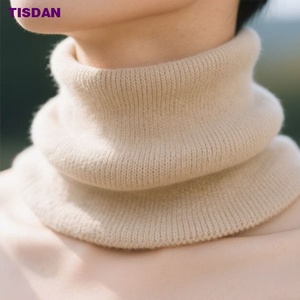 Cache-cou en tricot confortable TISDAN pour l'hiver, logo personnalisé, vente en gros de foulards - Product Image 3